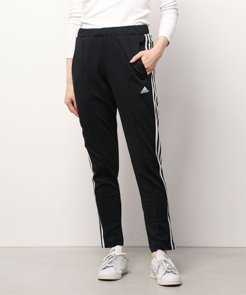 adidas(アディダス)の「【別注】アディダス adidas IDKNITPANTAP 限定コラボ(その他パンツ・レディース・ブラック×ホワイト/ブラック×ブラック・XL/L/S/M)」の1枚目の写真