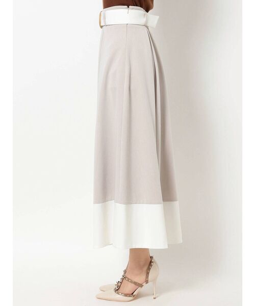 RESEXXY（リゼクシー）の「バイカラーフレアスカート（スカート・レディース・ブラック/ベージュ/ブラウン・FREE）」の21枚目の写真