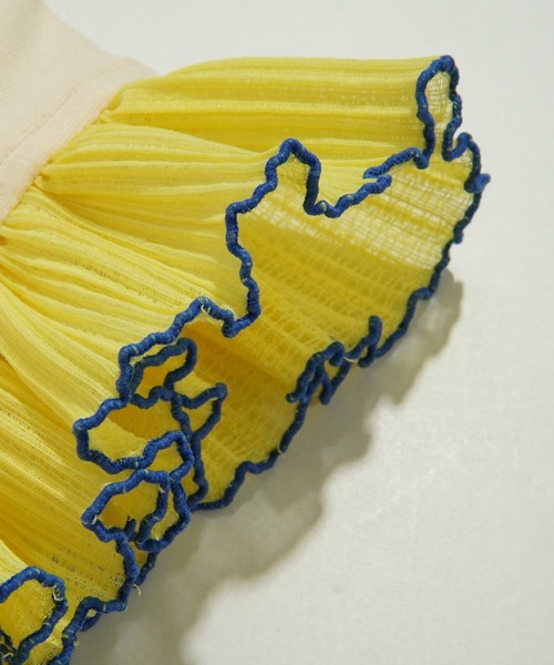 PLEATS FRILL NO-SLEEVE C/S