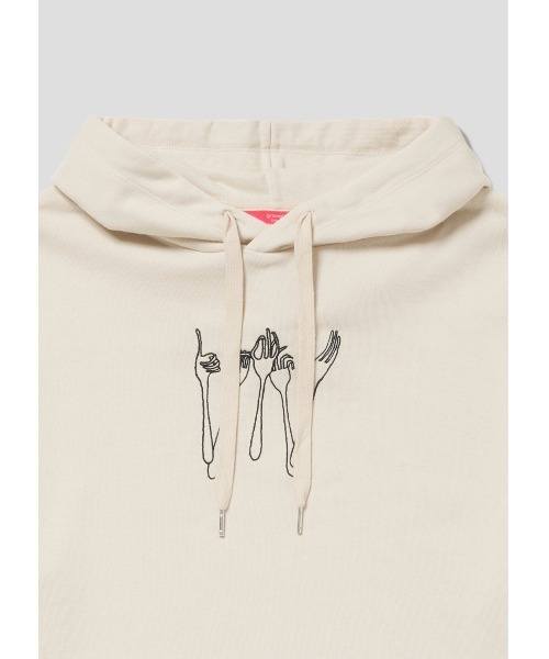 Design Tshirts Store graniph(デザイン ティーシャツ ストア グラニフ)の「モノからモノが生まれる 2(ブルーノ・ムナーリ)|コラボオーバーサイズパーカー(パーカー・レディース・ナチュラル・FREE)」の3枚目の写真