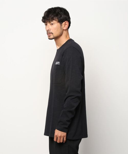 ALLSAINTS（オールセインツ）の「NIKO CREW T-SHIRT | NIKO クルー Tシャツ（Tシャツ/カットソー・メンズ・ブラック・M/XS/S/L）」の3枚目の写真