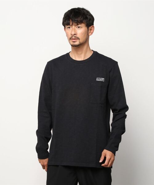 ALLSAINTS（オールセインツ）の「NIKO CREW T-SHIRT | NIKO クルー Tシャツ（Tシャツ/カットソー・メンズ・ブラック・M/XS/S/L）」の7枚目の写真