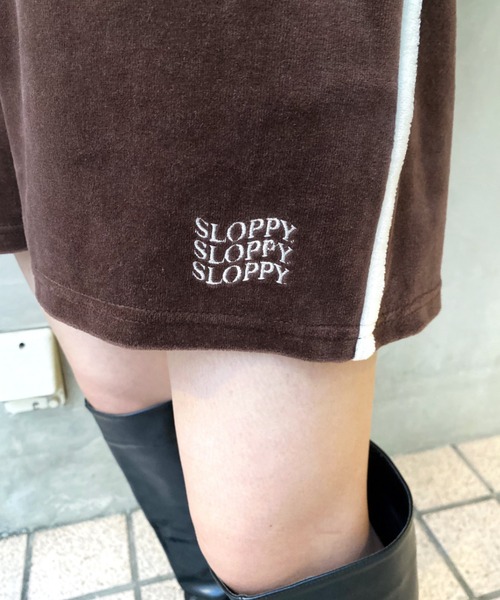 WHO'S WHO gallery(フーズフーギャラリー)の「【SLOPPY/スロッピー】ベロアショートパンツ(その他パンツ・レディース・ダークグリーン/ネイビー/ブラウン/グレー・FREE)」の22枚目の写真