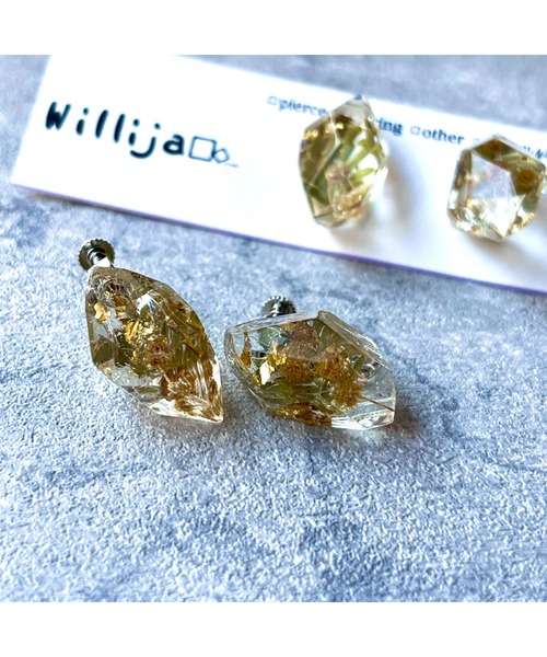 tone（トーン）の「【Willija】金属アレルギー対応《一粒氷》イヤリング(MA)（イヤリング・レディース・シルバー/ゴールド/その他/ピンク系その他/その他2/ピンク系その他2/ピンク系その他3/その他3/その他4/ピンク/その他5・FREE）」の9枚目の写真