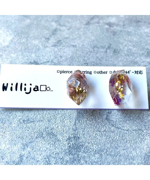 tone（トーン）の「【Willija】金属アレルギー対応《一粒氷》イヤリング(MA)（イヤリング・レディース・シルバー/ゴールド/その他/ピンク系その他/その他2/ピンク系その他2/ピンク系その他3/その他3/その他4/ピンク/その他5・FREE）」の18枚目の写真