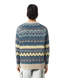 ディーゼル　セーター　ニット　ジャガード織り　フード　ベージュ　メンズ ディーゼル セーター ニット ジャガード織り フード ベージュ メンズ