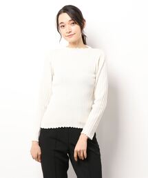 earth music&ecology | ハイショクリブニットプルオーバー ＊(ニット/セーター)
