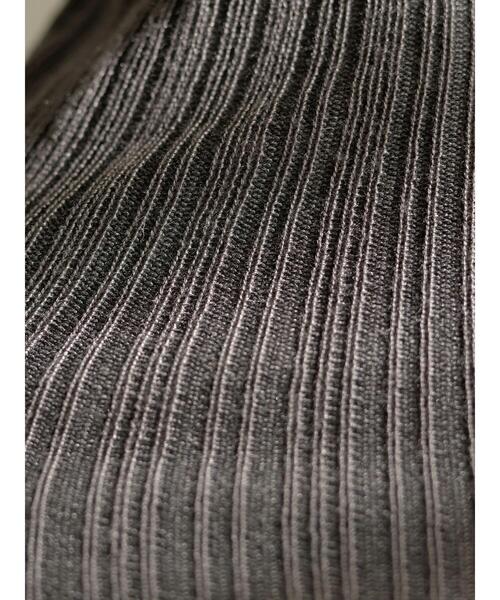 earth music&ecology(アースミュージックアンドエコロジー)の「ハイショクリブニットプルオーバー *(ニット/セーター・レディース・ブラック/サックスブルー/アイボリー/モカ・S/M)」の19枚目の写真