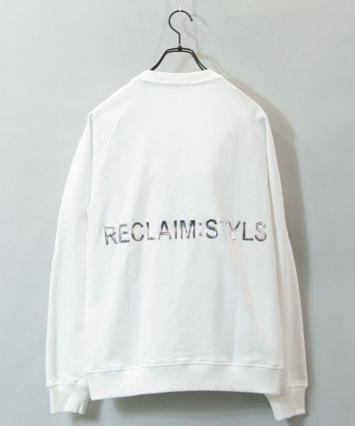 JACKROSE（ジャックローズ）の「JE-メタルロゴPT・クルースウェット（Tシャツ/カットソー・メンズ・ホワイト/ブラック/グレー・M/L）」の4枚目の写真