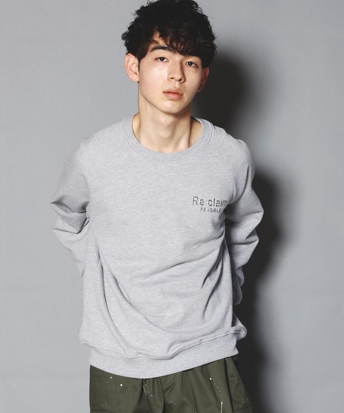 JACKROSE（ジャックローズ）の「JE-メタルロゴPT・クルースウェット（Tシャツ/カットソー・メンズ・ホワイト/ブラック/グレー・M/L）」の13枚目の写真