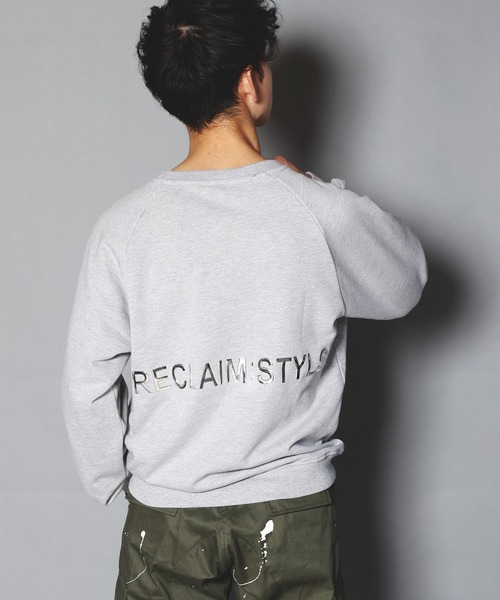 JACKROSE（ジャックローズ）の「JE-メタルロゴPT・クルースウェット（Tシャツ/カットソー・メンズ・ホワイト/ブラック/グレー・M/L）」の16枚目の写真