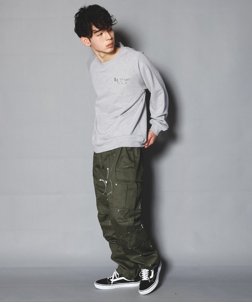 JACKROSE（ジャックローズ）の「JE-メタルロゴPT・クルースウェット（Tシャツ/カットソー・メンズ・ホワイト/ブラック/グレー・M/L）」の19枚目の写真