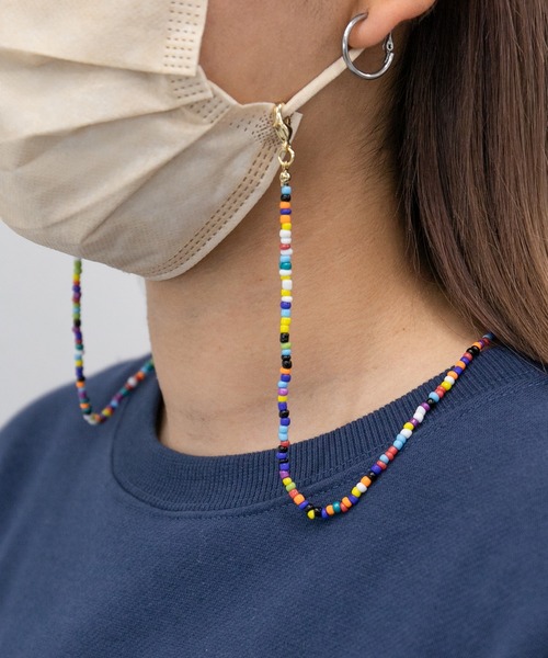 kutir(クティール)の「【2way】マスクストラップネックレス(ネックレス・レディース・その他・FREE)」の1枚目の写真