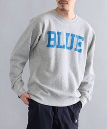 Champion | 【SHIPS別注】CHAMPION: 10oz リバースウィーブ(R) プリント クルーネック スウェット(スウェット)