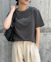 select MOCA | 2022 SS フロントロゴプリントTシャツ(Tシャツ/カットソー)