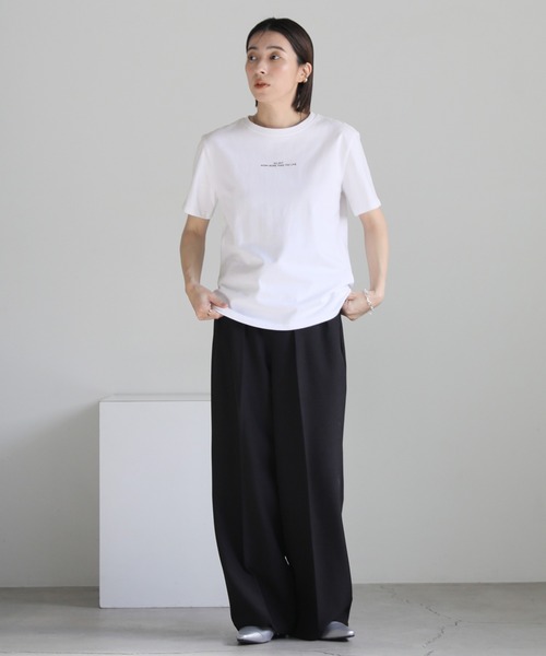 関税込 フロントロゴTシャツ サイズ展開あり】フロントロゴプリントTシャツ(Tシャツ
