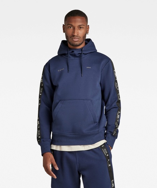 G-STAR（ジースター）の「【オンライン限定】SPORT STRIPE HOODED