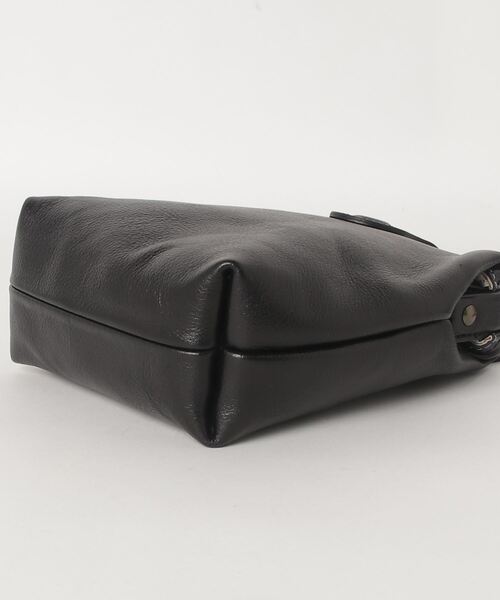 Atelier nuu（アトリエヌウ）の「Atelier nuu parcelダレスポシェット（ショルダーバッグ・レディース・ブラック/キャメル/チョコ・FREE）」の8枚目の写真