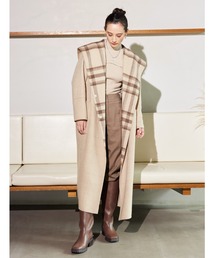 ALEXIA STAM | Reversible Sailor Collar Long Coat/リバーシブルセーラーカラーロングコート(その他アウター)