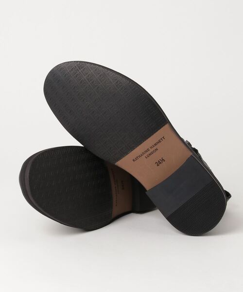 KATHARINE HAMNETT LONDON （キャサリンハムネットロンドン）の「KATHARINE HAMNETT LONDON/キャサリンハムネットロンドン ワークショートブーツ（ブーツ・メンズ・ブラック・25/25.5/26/26.5/27/24.5）」の3枚目の写真