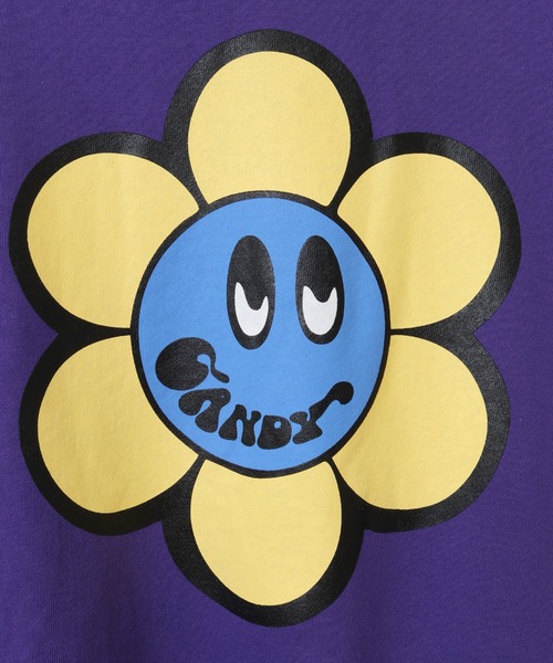 Candy Stripper(キャンディストリッパー)の「MY SUNNY CANDY SWEAT HOODIE(パーカー・レディース・ブラック/パープル/グリーン/アイボリー・2)」の13枚目の写真