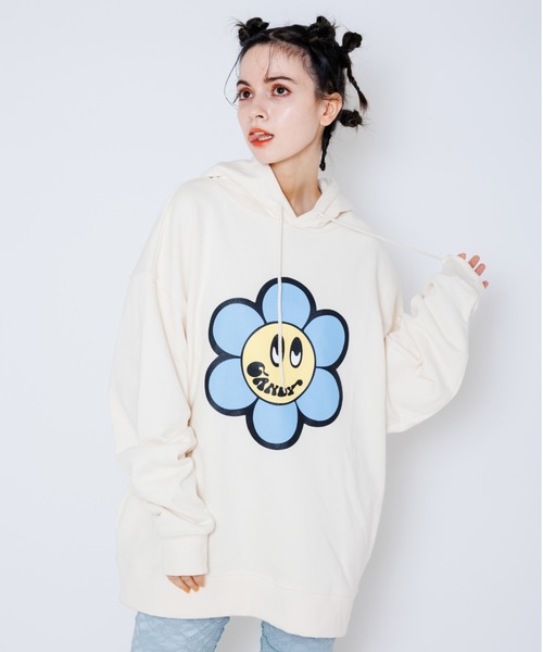 Candy Stripper(キャンディストリッパー)の「MY SUNNY CANDY SWEAT HOODIE(パーカー・レディース・ブラック/パープル/グリーン/アイボリー・2)」の7枚目の写真