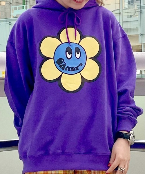 Candy Stripper(キャンディストリッパー)の「MY SUNNY CANDY SWEAT HOODIE(パーカー・レディース・ブラック/パープル/グリーン/アイボリー・2)」の22枚目の写真