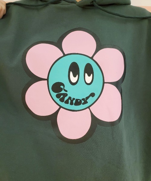 Candy Stripper(キャンディストリッパー)の「MY SUNNY CANDY SWEAT HOODIE(パーカー・レディース・ブラック/パープル/グリーン/アイボリー・2)」の18枚目の写真