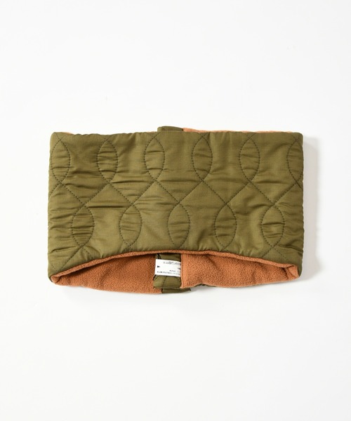 Johnbull Private labo(ジョンブルプライベートラボ)の「【halo.commodity】キルティングネックゲイター / Flutter Neck Gaiter(ネックウォーマー/スヌード・メンズ・ブラック/オリーブ・FREE)」の5枚目の写真