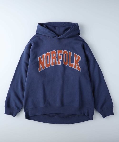 HONEYSUCKLE ROSE（ハニーサックルローズ）の「【HONEYSUCKLE ROSE】カレッジロゴパーカー（パーカー・レディース・イエロー/ネイビー/グリーン・M/L）」の9枚目の写真