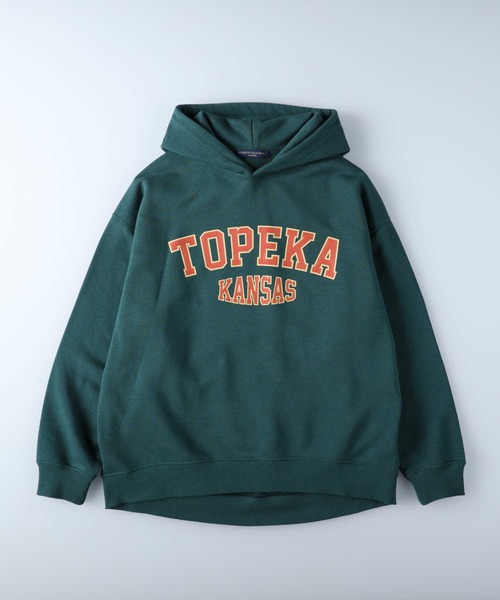 HONEYSUCKLE ROSE（ハニーサックルローズ）の「【HONEYSUCKLE ROSE】カレッジロゴパーカー（パーカー・レディース・イエロー/ネイビー/グリーン・M/L）」の14枚目の写真