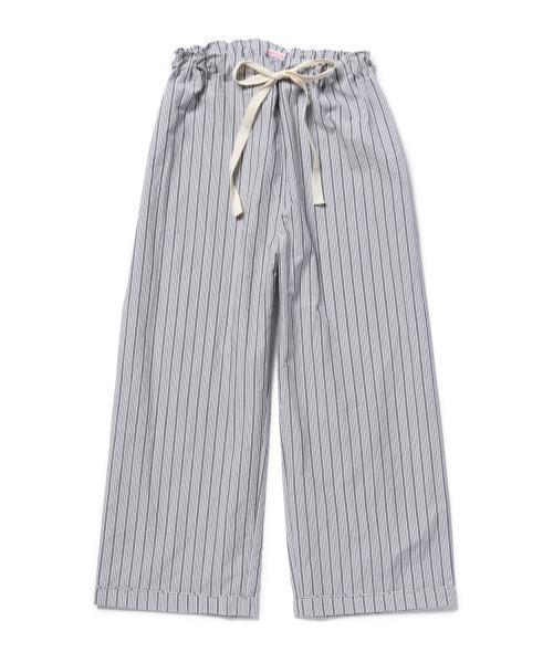 BEAMS BOY（ビームスボーイ）の「BEAMS BOY / ストライプ パジャマ イージー（その他パンツ・レディース・グレー/サックスブルー/ブルー・ONE SIZE）」の12枚目の写真