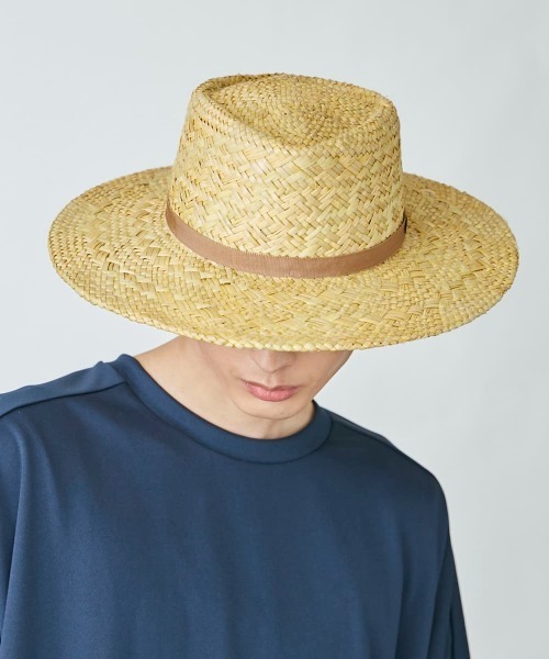 OVERRIDE（オーバーライド）の「OVERRIDE PANDAN LONG BRIM HAT（ハット・メンズ・ブラック/ベージュ/グリーン・58cm）」の8枚目の写真