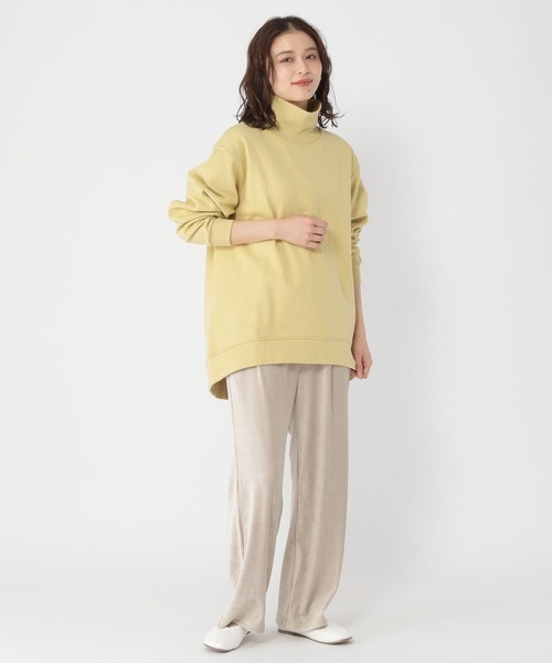studio CLIP（スタディオクリップ）の「スウェットハイネックプルオーバー（スウェット・レディース・イエロー/ラベンダー/アイボリー/ブラック・FREE）」の7枚目の写真