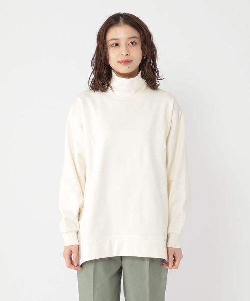 studio CLIP（スタディオクリップ）の「スウェットハイネックプルオーバー（スウェット・レディース・イエロー/ラベンダー/アイボリー/ブラック・FREE）」の9枚目の写真