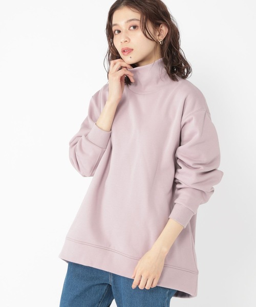 studio CLIP（スタディオクリップ）の「スウェットハイネックプルオーバー（スウェット・レディース・イエロー/ラベンダー/アイボリー/ブラック・FREE）」の21枚目の写真