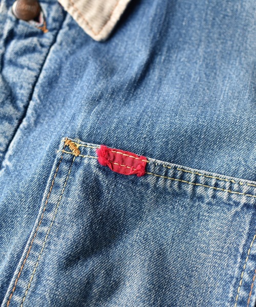BIG SMITH(ビッグスミス)の「【ヴィンテージ古着】70's BIG SMITH / ビッグ・スミス デニムジャケット(デニムジャケット・メンズ・ブルー・SMALL)」の2枚目の写真