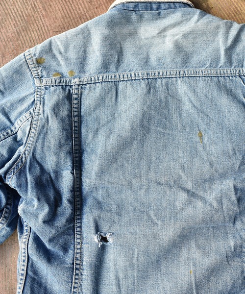 BIG SMITH(ビッグスミス)の「【ヴィンテージ古着】70's BIG SMITH / ビッグ・スミス デニムジャケット(デニムジャケット・メンズ・ブルー・SMALL)」の13枚目の写真