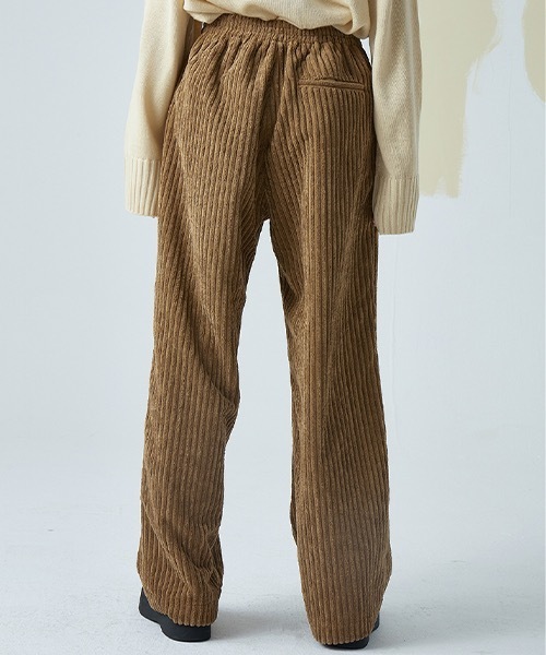 MIXSEVEN（ミックスセブン）の「ブラウンハイウェストコーデュロイパンツ MX22SS05【MIX SEVEN】（その他パンツ・メンズ・ブラウン・S/M/L）」の3枚目の写真