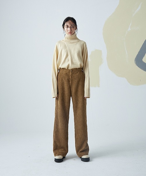 MIXSEVEN（ミックスセブン）の「ブラウンハイウェストコーデュロイパンツ MX22SS05【MIX SEVEN】（その他パンツ・メンズ・ブラウン・S/M/L）」の6枚目の写真