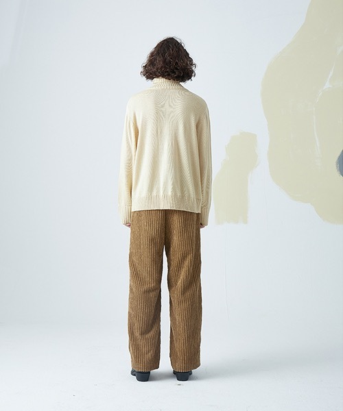 MIXSEVEN（ミックスセブン）の「ブラウンハイウェストコーデュロイパンツ MX22SS05【MIX SEVEN】（その他パンツ・メンズ・ブラウン・S/M/L）」の11枚目の写真