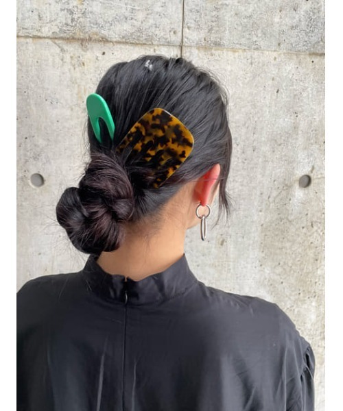 SLY(スライ)の「HAIR PIN SET ヘアピン セット(ヘアピン・レディース・グリーン系その他2/ピンク系その他・FREE)」の20枚目の写真