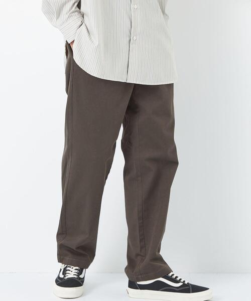 green label relaxing（グリーンレーベルリラクシング）の「キャバリーツイル PLAY PANTS パンツ -ウォッシャブル-（チノパンツ・メンズ・ベージュ/オリーブ/ブラック・S/M/XL/L）」の3枚目の写真