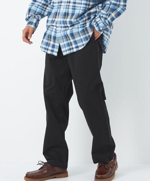 green label relaxing（グリーンレーベルリラクシング）の「キャバリーツイル PLAY PANTS パンツ -ウォッシャブル-（チノパンツ・メンズ・ベージュ/オリーブ/ブラック・S/M/XL/L）」の2枚目の写真