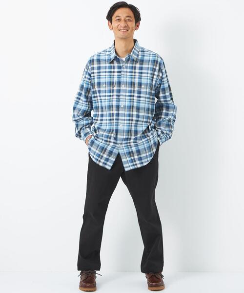 green label relaxing（グリーンレーベルリラクシング）の「キャバリーツイル PLAY PANTS パンツ -ウォッシャブル-（チノパンツ・メンズ・ベージュ/オリーブ/ブラック・S/M/XL/L）」の8枚目の写真