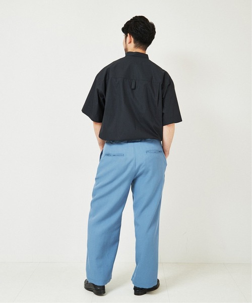 EDIFICE LA BOUCLE（エディフィスラブークル）の「【LA BOUCLE】オーバー イージーパンツ (キャンバス)（その他パンツ・メンズ・サックスブルー/アイボリー/グリーン・2/1/3）」の11枚目の写真