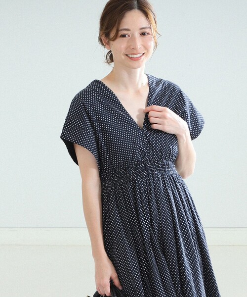 MARIHA（マリハ）の「MARIHA × Demi-Luxe BEAMS / 別注 夏の光のドレス ドットプリント（ワンピース・レディース・その他1/ブラック系その他3・36）」の15枚目の写真