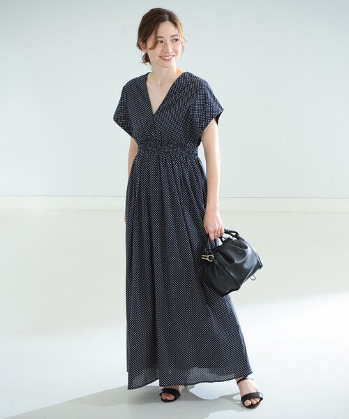 MARIHA（マリハ）の「MARIHA × Demi-Luxe BEAMS / 別注 夏の光のドレス ドットプリント（ワンピース・レディース・その他1/ブラック系その他3・36）」の20枚目の写真