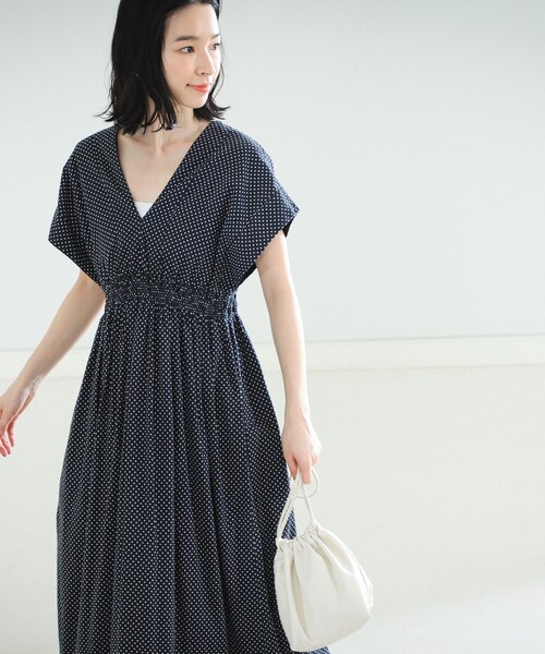 MARIHA（マリハ）の「MARIHA × Demi-Luxe BEAMS / 別注 夏の光のドレス ドットプリント（ワンピース・レディース・その他1/ブラック系その他3・36）」の21枚目の写真