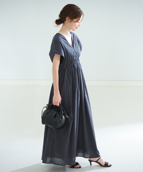 MARIHA（マリハ）の「MARIHA × Demi-Luxe BEAMS / 別注 夏の光のドレス ドットプリント（ワンピース・レディース・その他1/ブラック系その他3・36）」の22枚目の写真